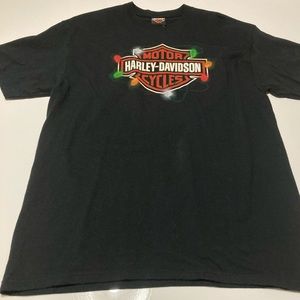 Harley-Davidson on Hanes Beefy tee, Size Large